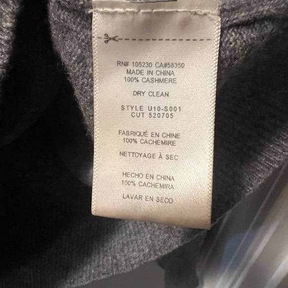 Equipment Femme Heather Gray Cashmere Sweater - Picture 4 of 5